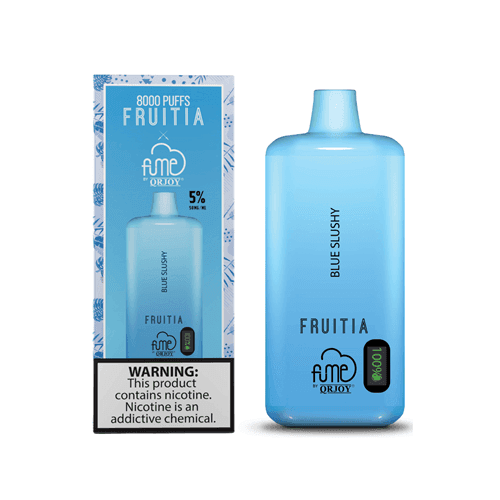 Fruitia x Fume 8000 Puffs Disposable Vape Device - Blue Slushy