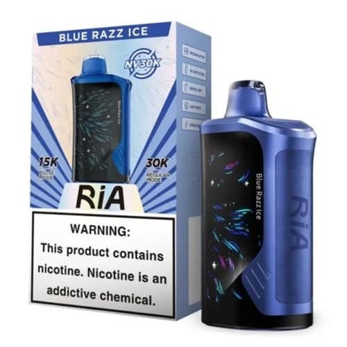 RiA by Geek Bar NV30K Disposable Vape Device - Blue Razz Ice