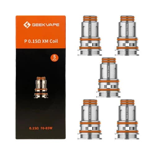 GeekVape P Series Replacement Coil - 5PK - 0.15ohm P XM (70-85W)