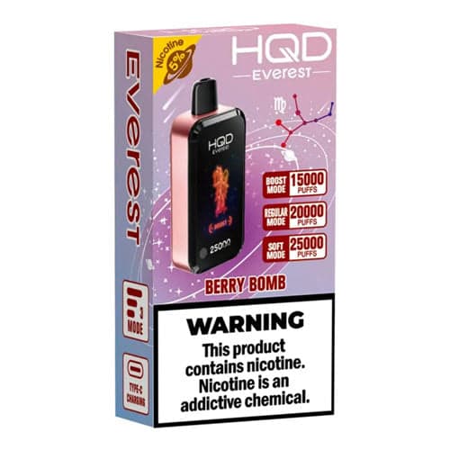 HQD Cuvie Everest 25K Disposable Vape Device - Berry Bomb