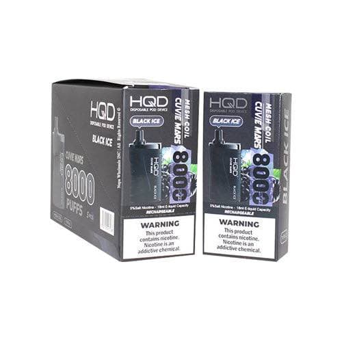 HQD Cuvie MARS Disposable Vape Device - Black Ice