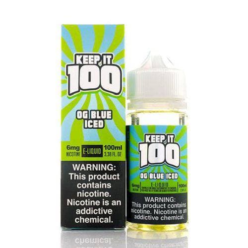 Keep it 100 OG Blue Iced (formerly Blue Slushie Iced) 100ML