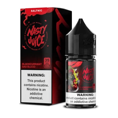 Nasty Salt Blackcurrant Bad Blood 30ML