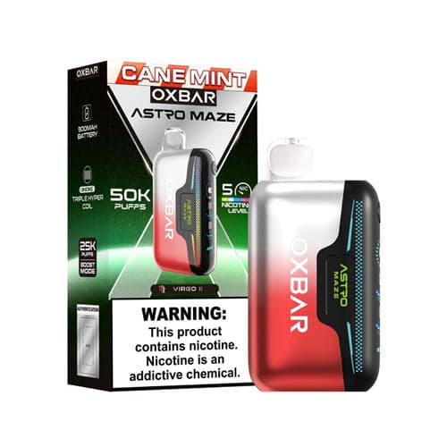 OXBAR Astro Maze 50K Disposable Vape Device - Cane Mint