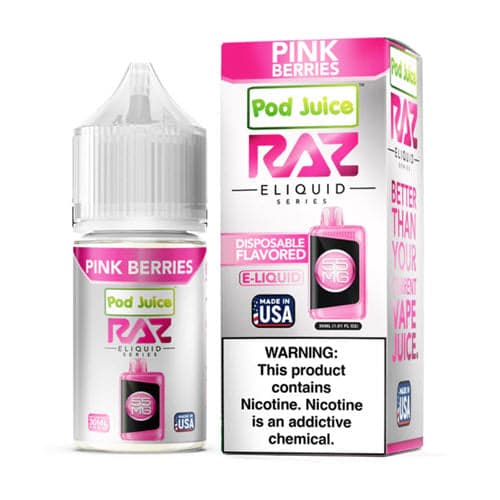 Pod Juice x Raz Pink Berries Salt 30ML