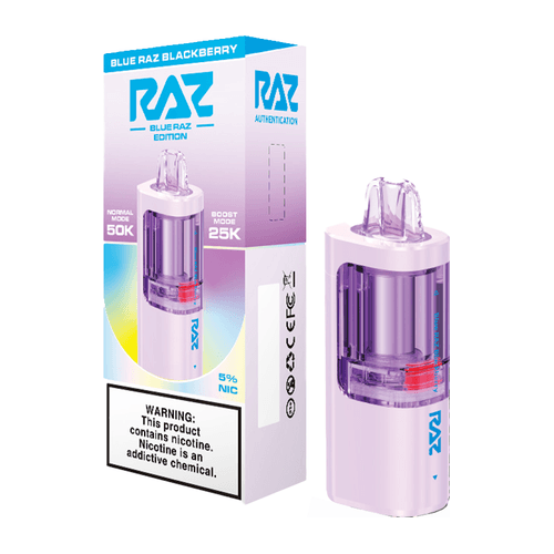 Raz Vue 50K Disposable Vape Pods - Blue Raz Blackberry