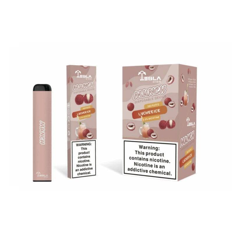 Tesla Munch Disposable Vape Device - Lychee Ice