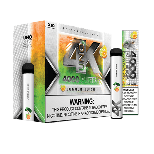 Uno 4K Tobacco Free Disposable Vape Device - Jungle Juice