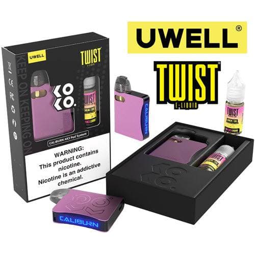 Uwell Caliburn AK3 Pod Kit & Salt 10ML Bundle