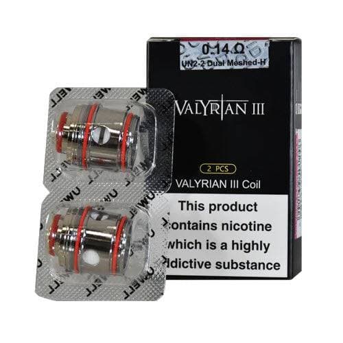 UWELL Valyrian II 2 Replacement Coil - 2PK - Dual Meshed 0.14ohm (80w-90w)
