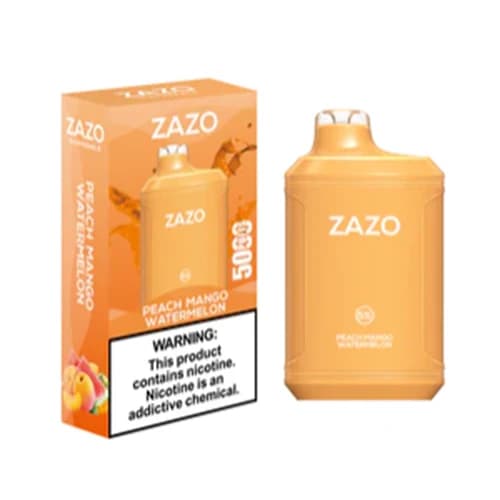 Zazo 5000 Puff Disposable Vape Device - Peach Mango Watermelon