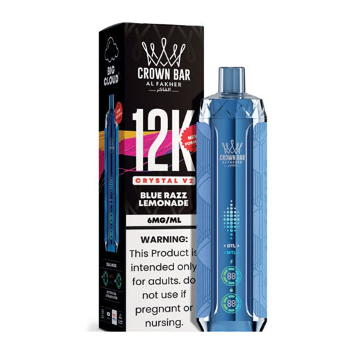 Crown Bar 12K Crystal V2 Disposable Vape Device