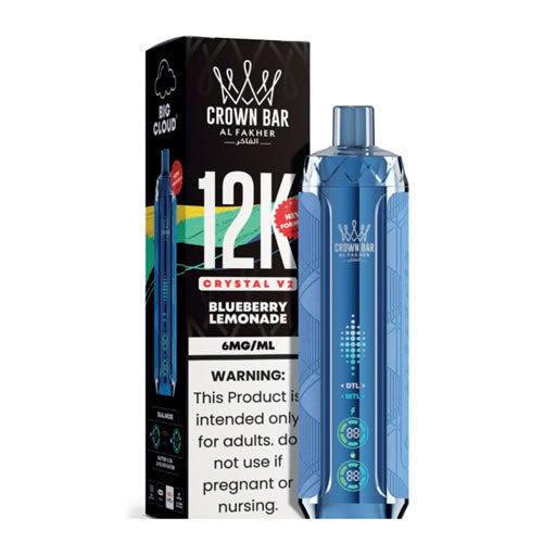 Crown Bar 12K Crystal V2 Disposable Vape Device