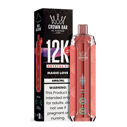 Crown Bar 12K Crystal V2 Disposable Vape Device