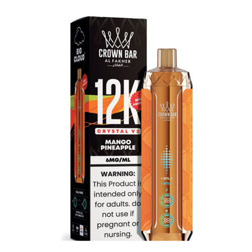 Crown Bar 12K Crystal V2 Disposable Vape Device