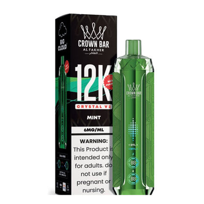 Crown Bar 12K Crystal V2 Disposable Vape Device