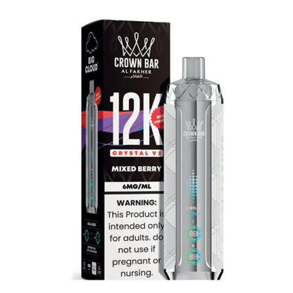Crown Bar 12K Crystal V2 Disposable Vape Device