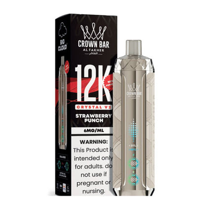 Crown Bar 12K Crystal V2 Disposable Vape Device