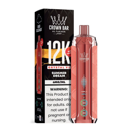 Crown Bar 12K Crystal V2 Disposable Vape Device