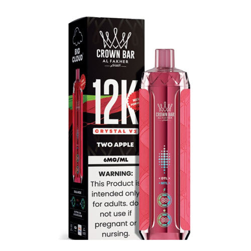 Crown Bar 12K Crystal V2 Disposable Vape Device