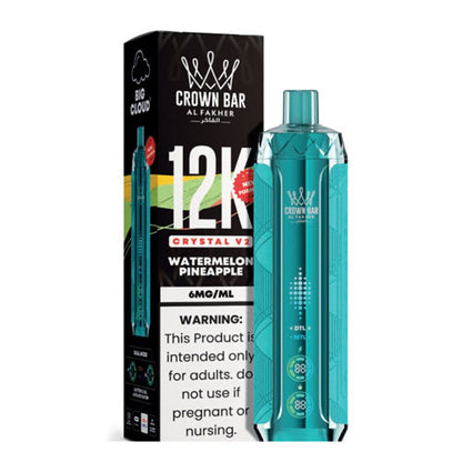 Crown Bar 12K Crystal V2 Disposable Vape Device