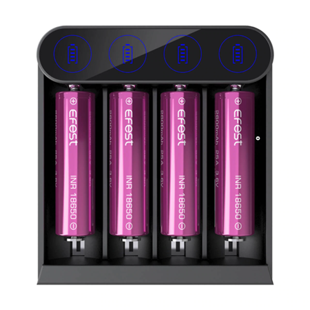 Efest SLIM K4 USB Battery Charger - Shop Shefa