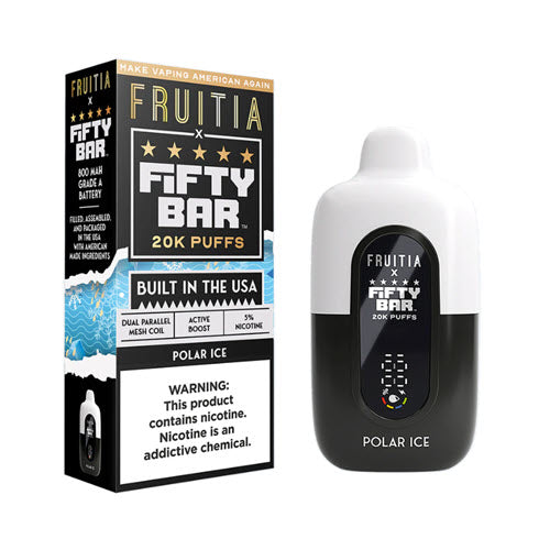 Fifty Bar x Fruitia 20000 Puffs Disposable Vape Device - Shop Shefa