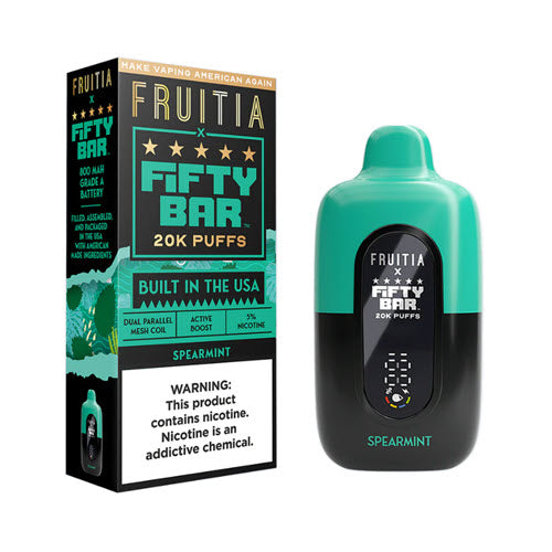 Fifty Bar x Fruitia 20000 Puffs Disposable Vape Device - Shop Shefa