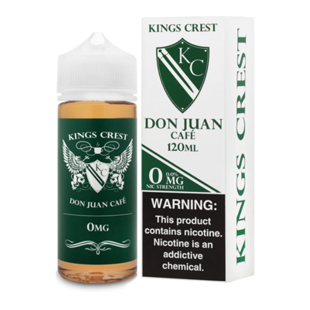 Kings Crest Don Juan Cafe 120ML - Shop Shefa