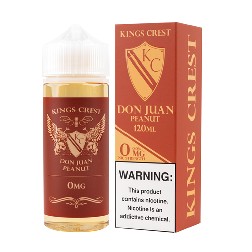 Kings Crest Don Juan Peanut 120ML - Shop Shefa