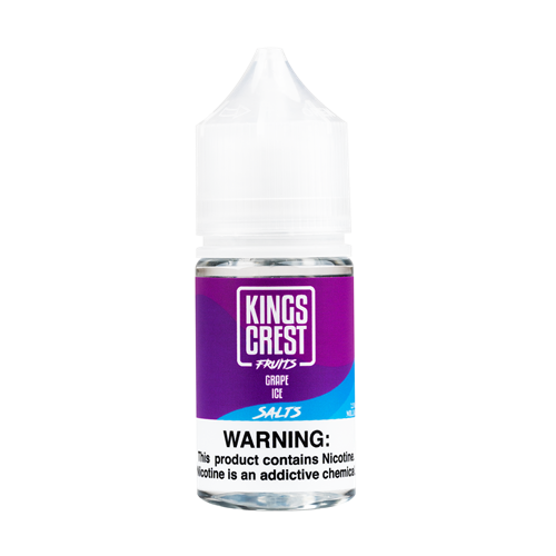 Kings Crest Fruits Grape Ice Salt 30ML - Shop Shefa