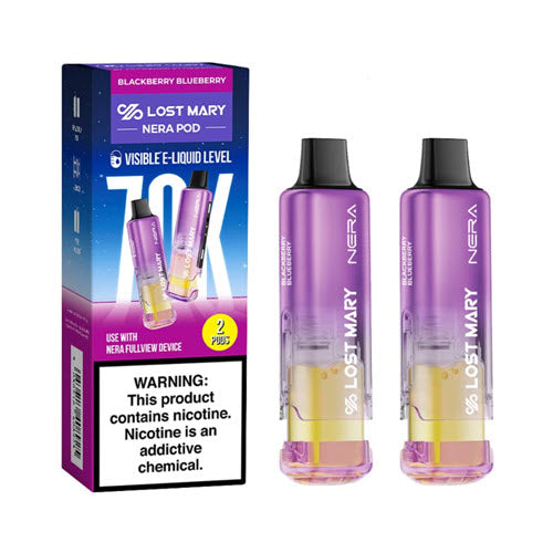 Lost Mary Nera Fullview 70K Disposable Pods (Pack of 2)