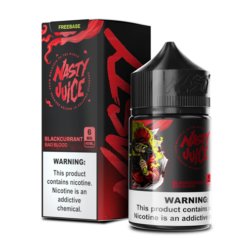 Nasty Juice Blackcurrant Bad Blood 60ML - Shop Shefa