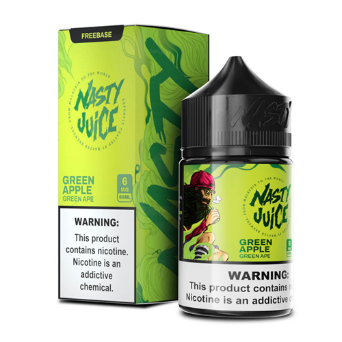 Nasty Juice Green Apple Green Ape 60ML - Shop Shefa