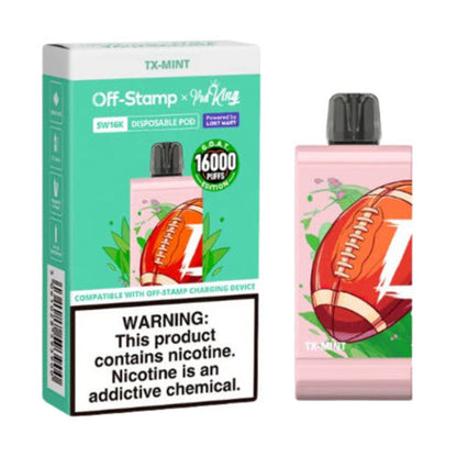 Off-Stamp x Pod King SW16000 Disposable Vape Pod - Shop Shefa