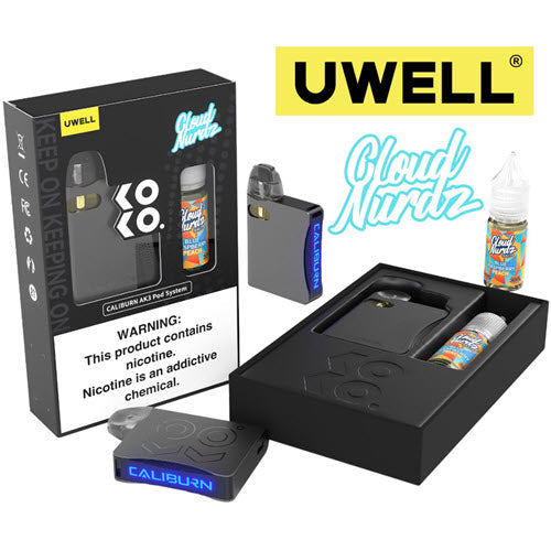 Uwell Caliburn AK3 Pod Kit & Salt 10mL | Uwell Pod Kit System Bundle - Shop Shefa