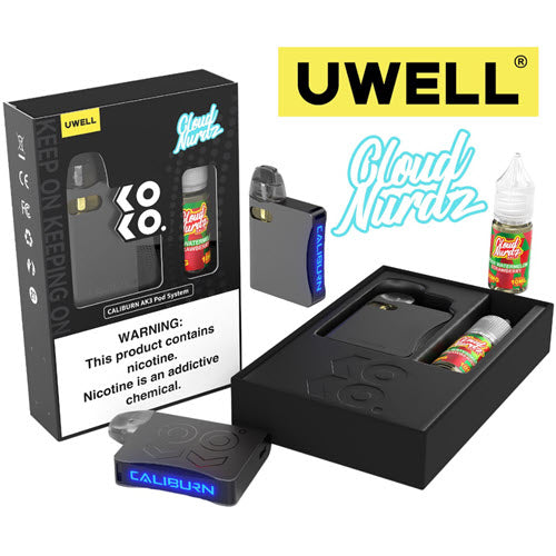 Uwell Caliburn AK3 Pod Kit & Salt 10mL | Uwell Pod Kit System Bundle - Shop Shefa