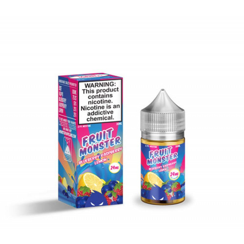 Fruit Monster Blueberry Raspberry Lemon Salt 30ML - Shop Shefa