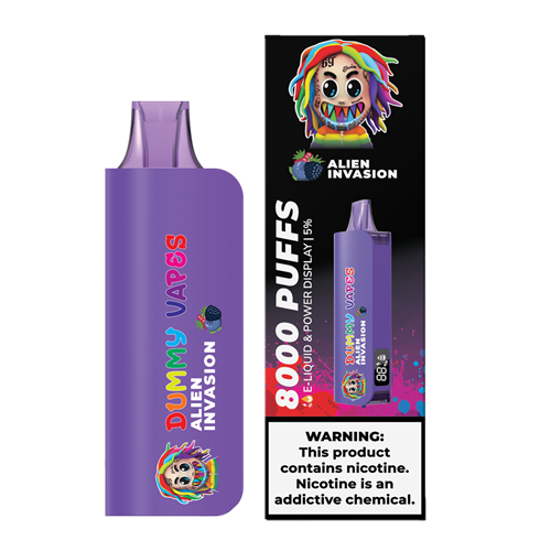 Dummy Vapes 8000 Puffs Disposable Vape Device - 6PCS - Shop Shefa