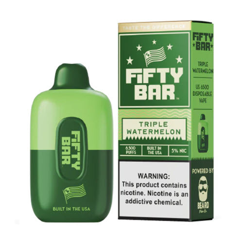 Fifty Bar 6500 Puffs Disposable Vape Device - 6PCS - Shop Shefa