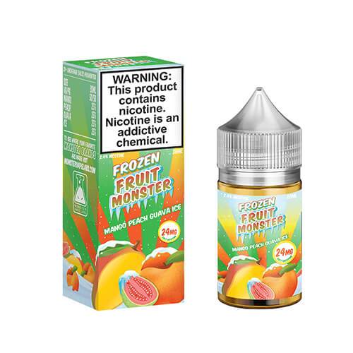 Frozen Fruit Monster Mango Peach Guava Ice Salt 30ML - Shop Shefa
