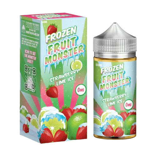 Frozen Fruit Monster Strawberry Lime Ice 100ML - Shop Shefa