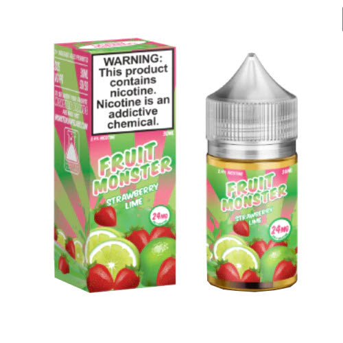 Fruit Monster Strawberry Lime Salt 30ML - Shop Shefa