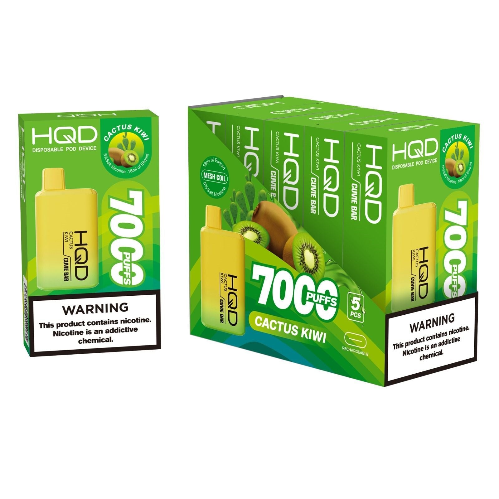 HQD Cuvie Bar Disposable Vape Device - 6PCS - Shop Shefa