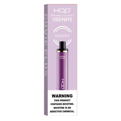 HQD Cuvie Plus Disposable Vape Device - 6PCS - Shop Shefa