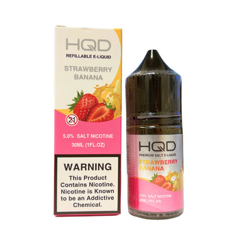 HQD Strawberry Banana Salt 30ML - Shop Shefa