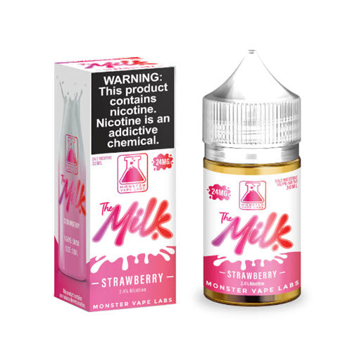 The Milk Strawberry Salt 30ML - Shop Shefa