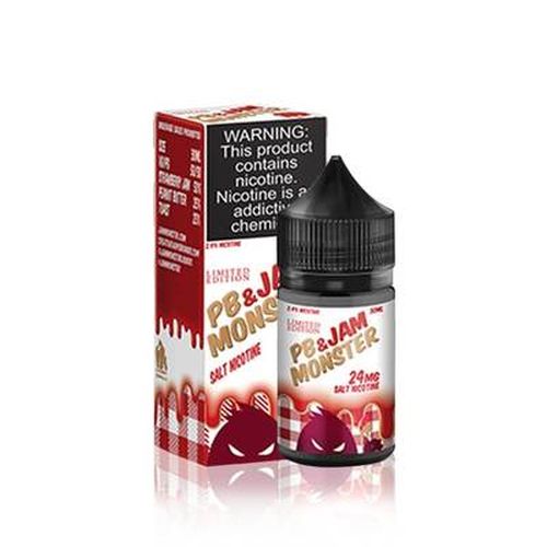 PB & Jam Monster Strawberry Salt 30ML - Shop Shefa