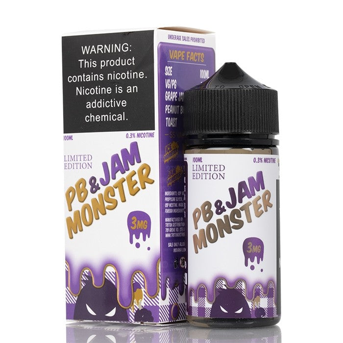 PB & Jam Monster Grape 100ML - Shop Shefa